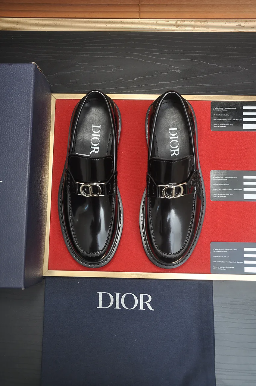Men's shoes 💰680💶[Dior] (water-dyed cowhide lining) Dior original 1:1 high-quality factory, imported original materials, imported raw cowhide, water-dyed cowhide lining, original TPU outsole, code number: 39-44 (38.45 custom-made)